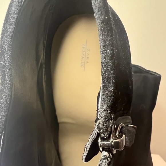 Zara Trafaluc Ankle Boot 41 Black - Picture 14 of 16